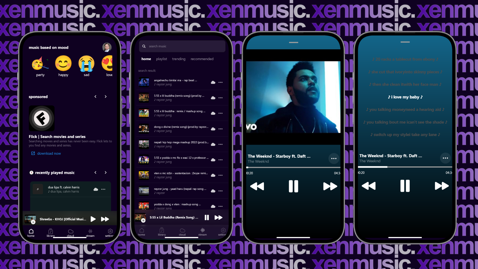 xenmusic screenshots